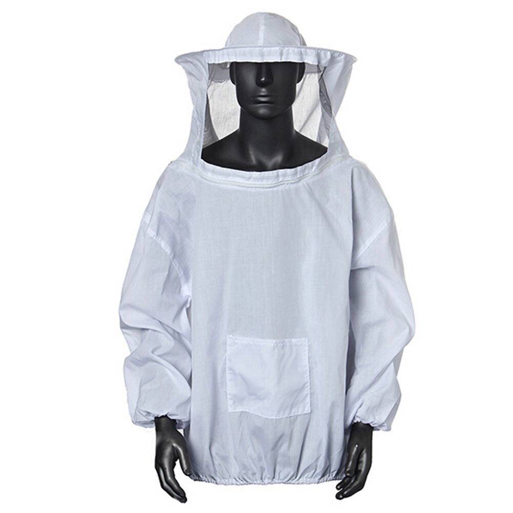Combinaison Apicole(Blanc), combinaison anti guêpes, Veste Apiculteur Professionnelle, pour la prévention des piqûres d'abeilles - 5