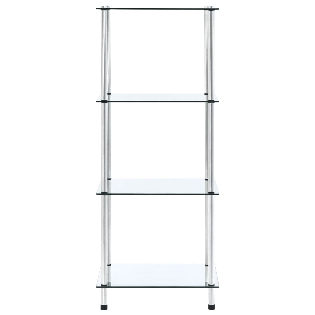 Scaffali In Metallo Scaffale Bagno Axentia Solanio 3 Ripiani Vetro