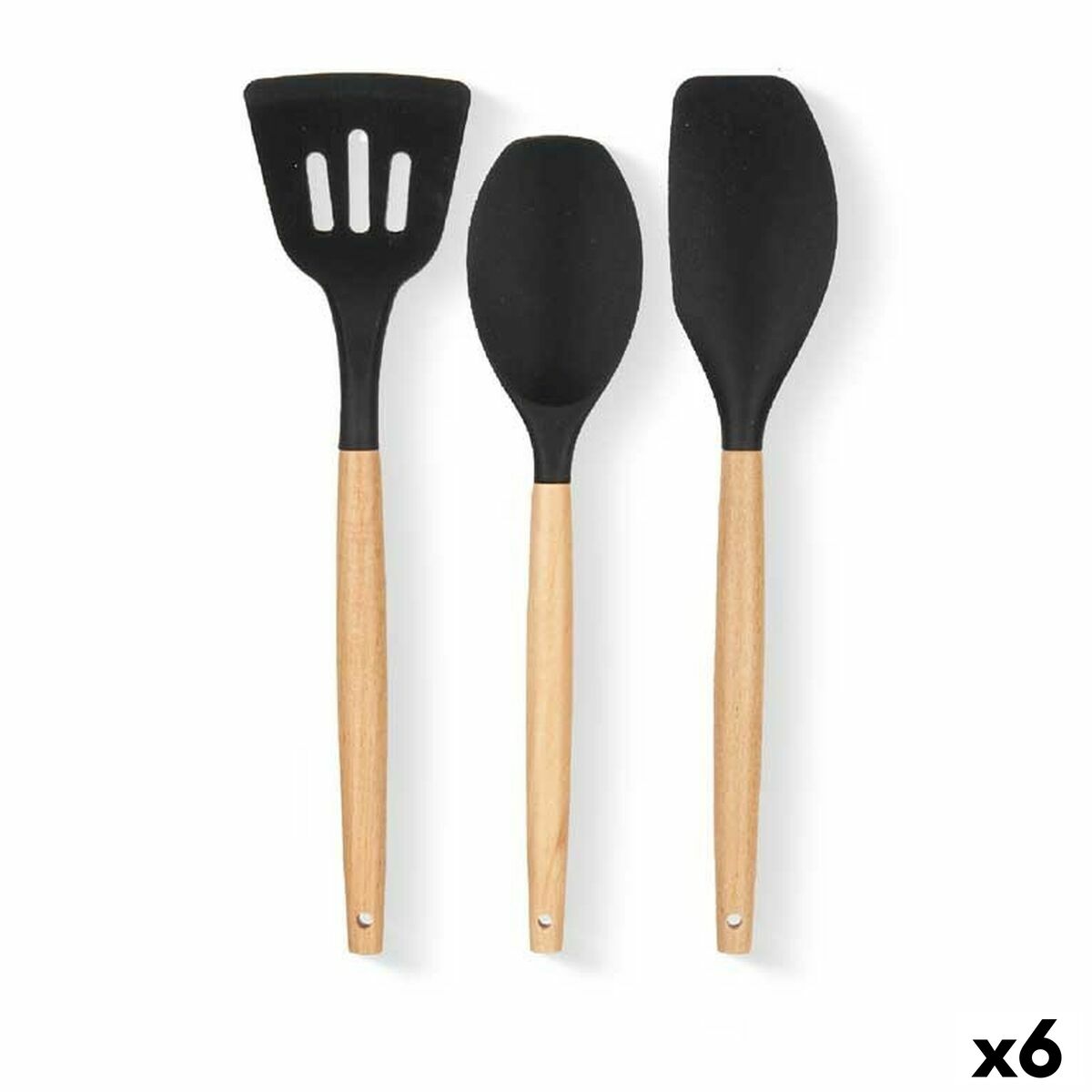 Set di utensili da cucina in silicone di buona qualà Set di utensili da cucina con manico placcato oro rosa Accessori per utensili da cucina resistenti al calore antiaderenti  15