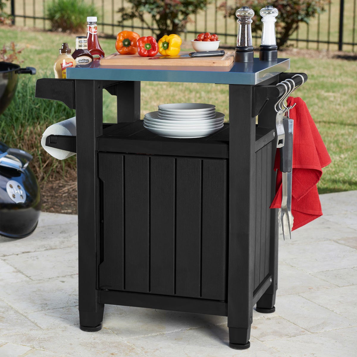 Keter Table basse en résine pour barbecue Unity | Leroy Merlin