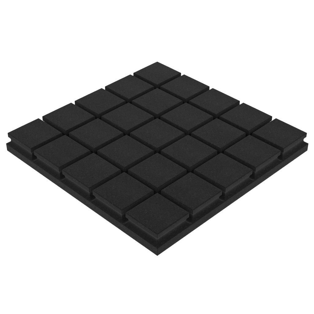 Lot de 10 dalles acoustiques en mousse pour isolation acoustique et