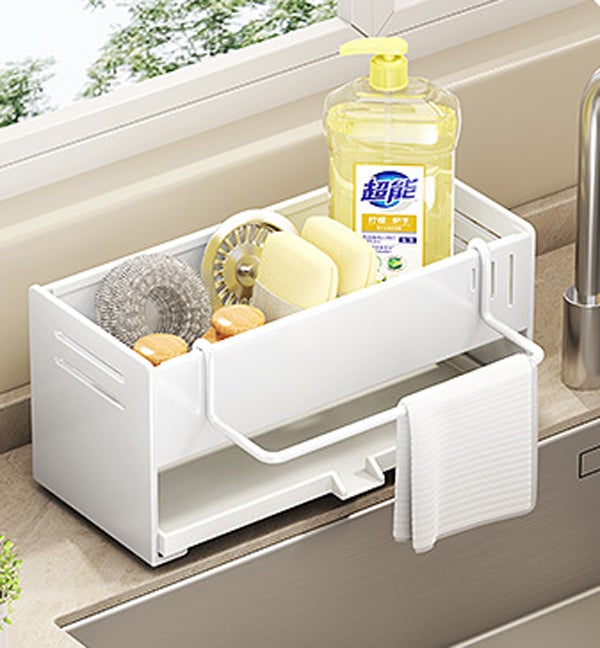 Porta Spugna Lavello con adhesive, Bogeer Organizer Cucina Lavello