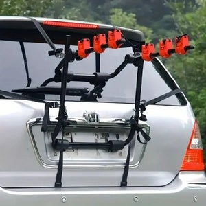 Portabici Da Terra Relaxdays Per 2 Biciclette - Supporto E-Bike E MTB, Ruote Fino 60mm, Acciaio Antracite