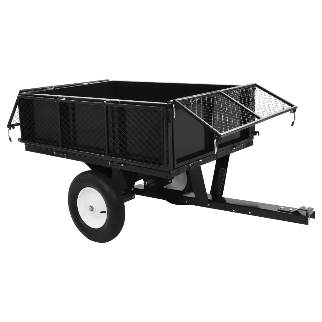 Remorque basculante pour tondeuse de pelouse Charge de 300 kg CFW29074 - 6