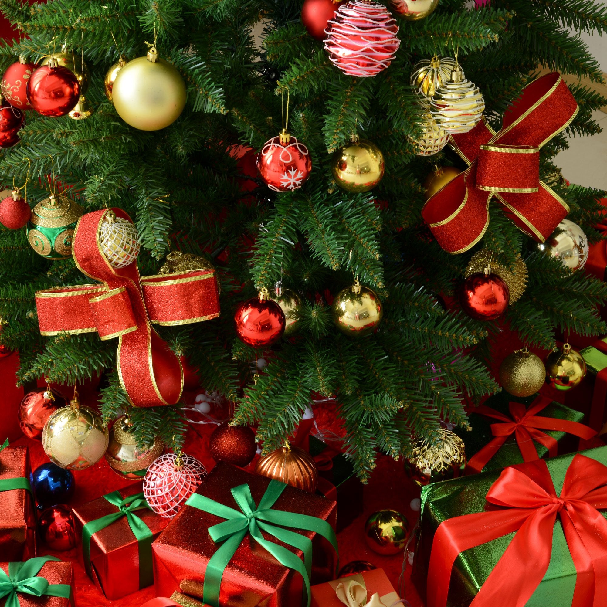 Árbol de navidad Homcom verde Ø91x210 cm pvc y metal - 5