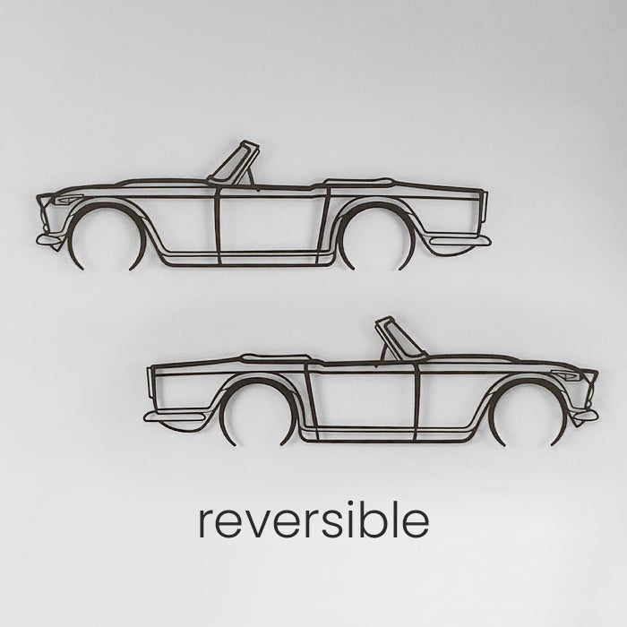 DÉCORATION MURALE EN MÉTAL - Silhouette de voiture - Golf MK1 1976 détaillée - 80 cm - Édition limitée - 5