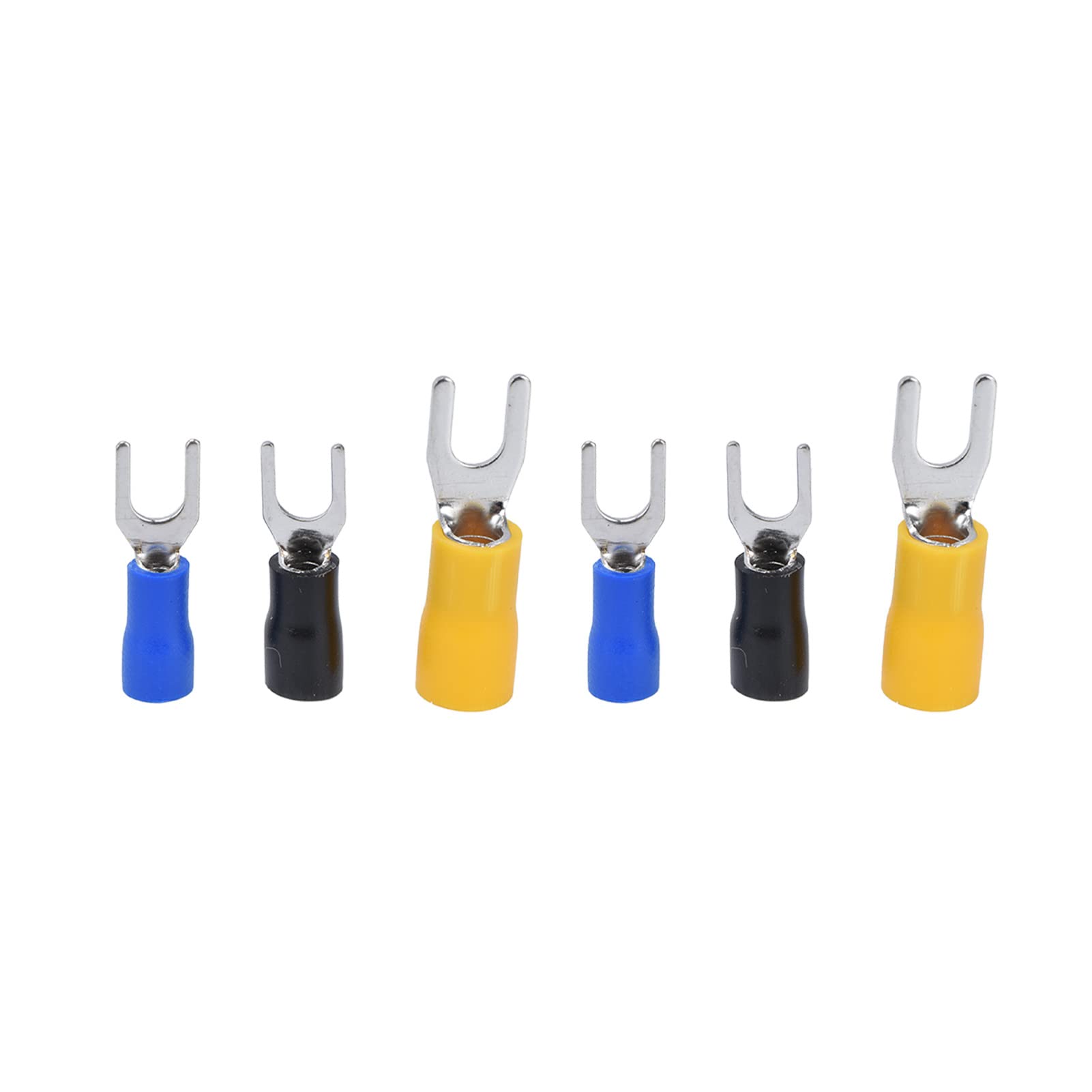 Lot De 50 Cosses Isolées à Fourche 2,5 à 6 Mm² Pour Vis Max 8,4mm - Marque Elématique, Neuf