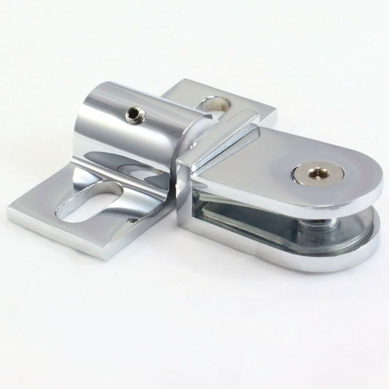 Charnière pivotante pour porte de douche en verre, acier inoxydable, 1pièce - 3