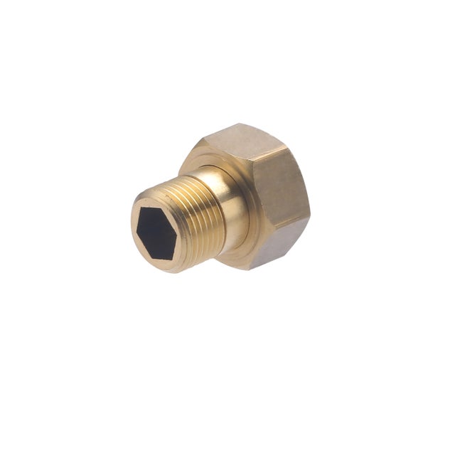 Raccord Compteur Mâle 12x17 (3/8) Femelle Ecrou libre 15x21 (1/2) NOYON & THIEBAULT
