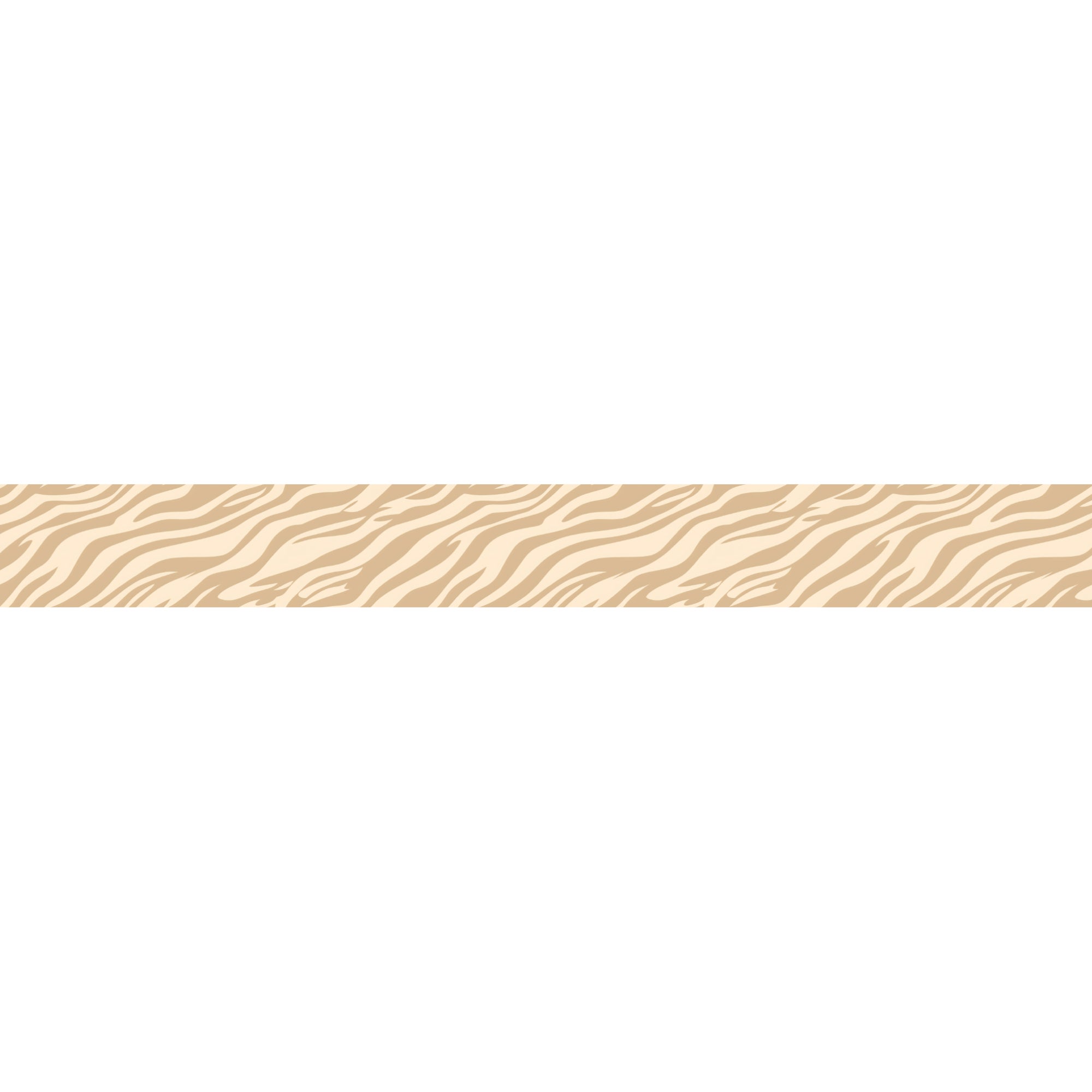 Cenefa adhesiva decorativa, cebra elegante para una tendencia exótica moderna, 5 cm x 300 cm - 2