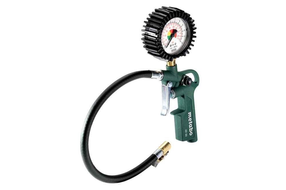 Pistolet do pompowania Metabo RF 60 ciśnieniomierz i adapter uniwersalny - 4