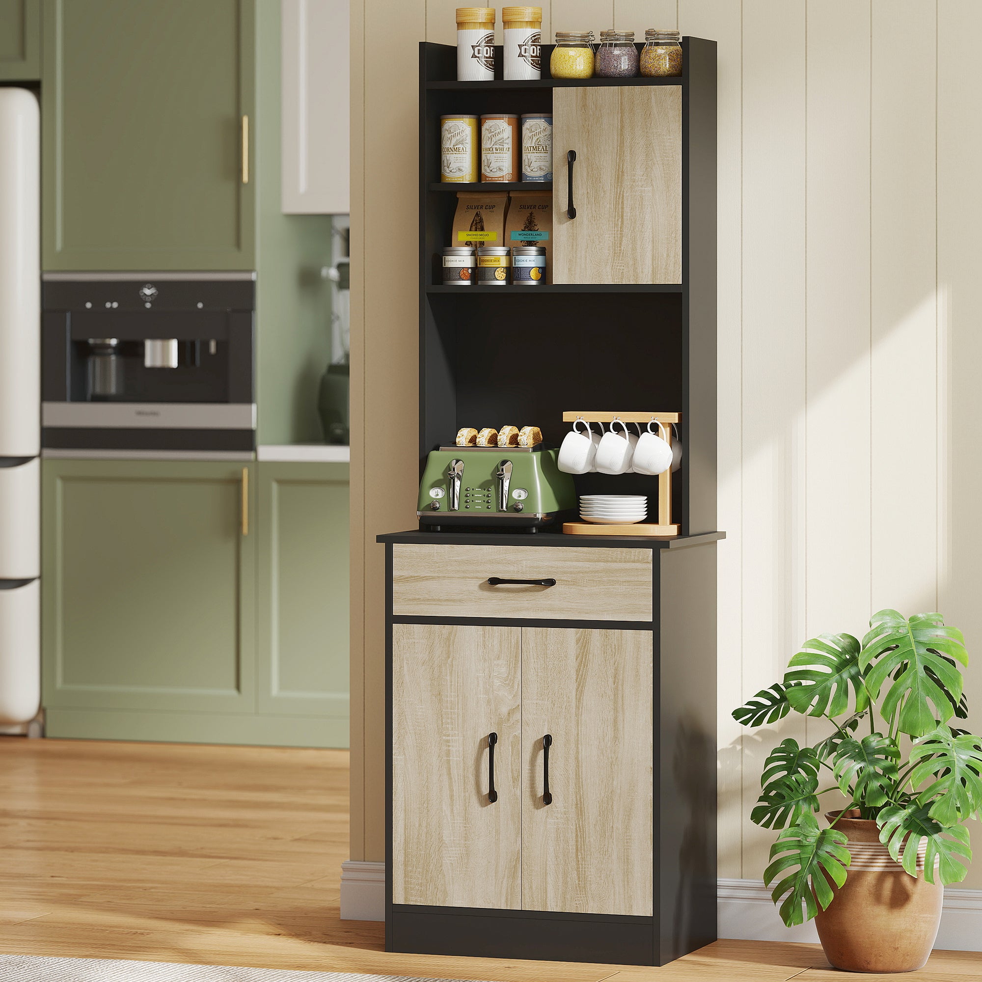 Armoire de cuisine Panneau de particules HOMCOM - 2