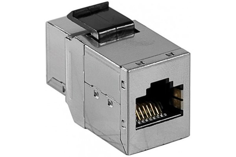 Embase ethernet rj45 femelle femelle cat6 blindé CONECTICPLUS - 2