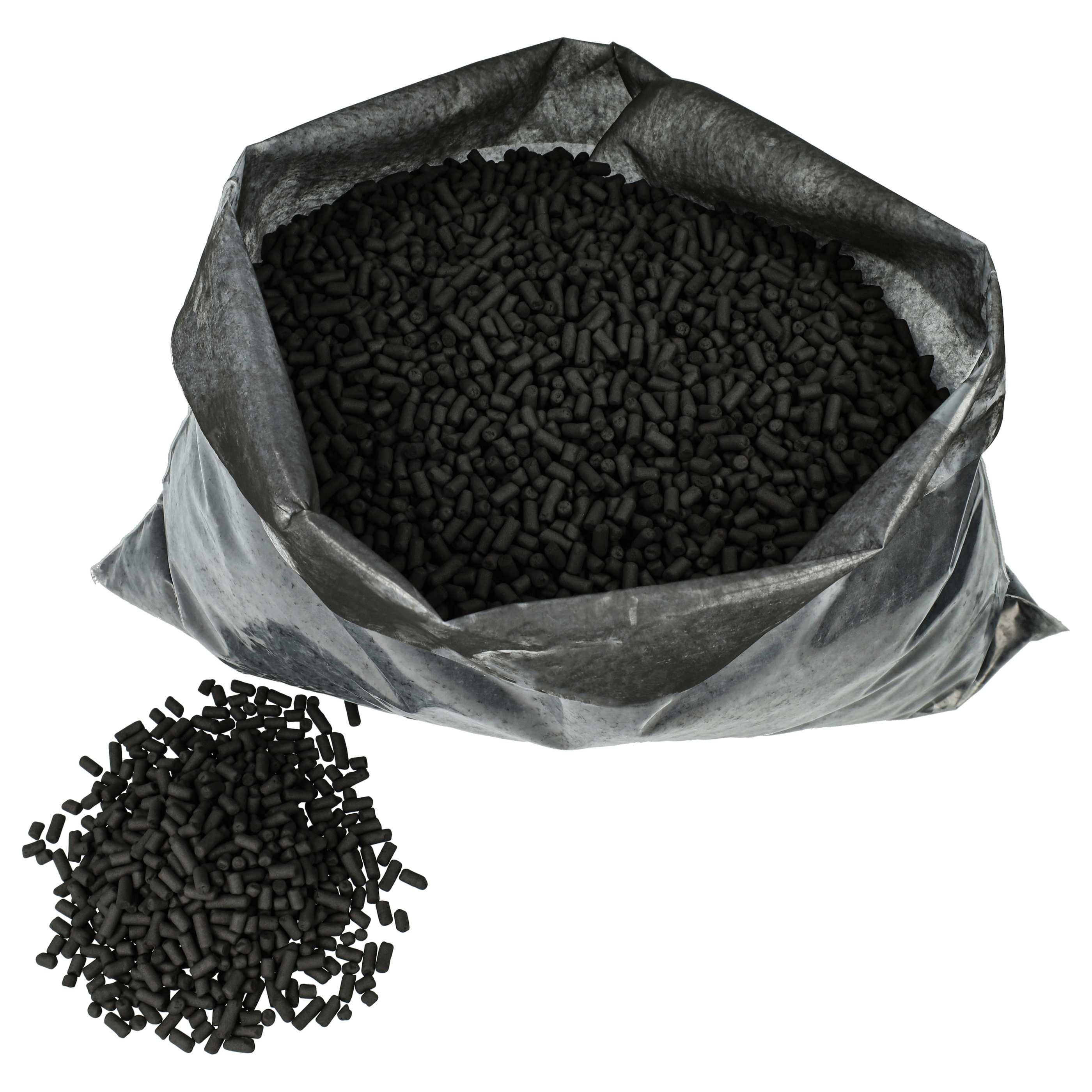vhbw Ricarica 5 kg in pellet di carbone attivo compatibile con Berbel BKH 90 EG-, BKH 90 EG-2 cappa aspirante - diametro da 3 - 4 mm - 2