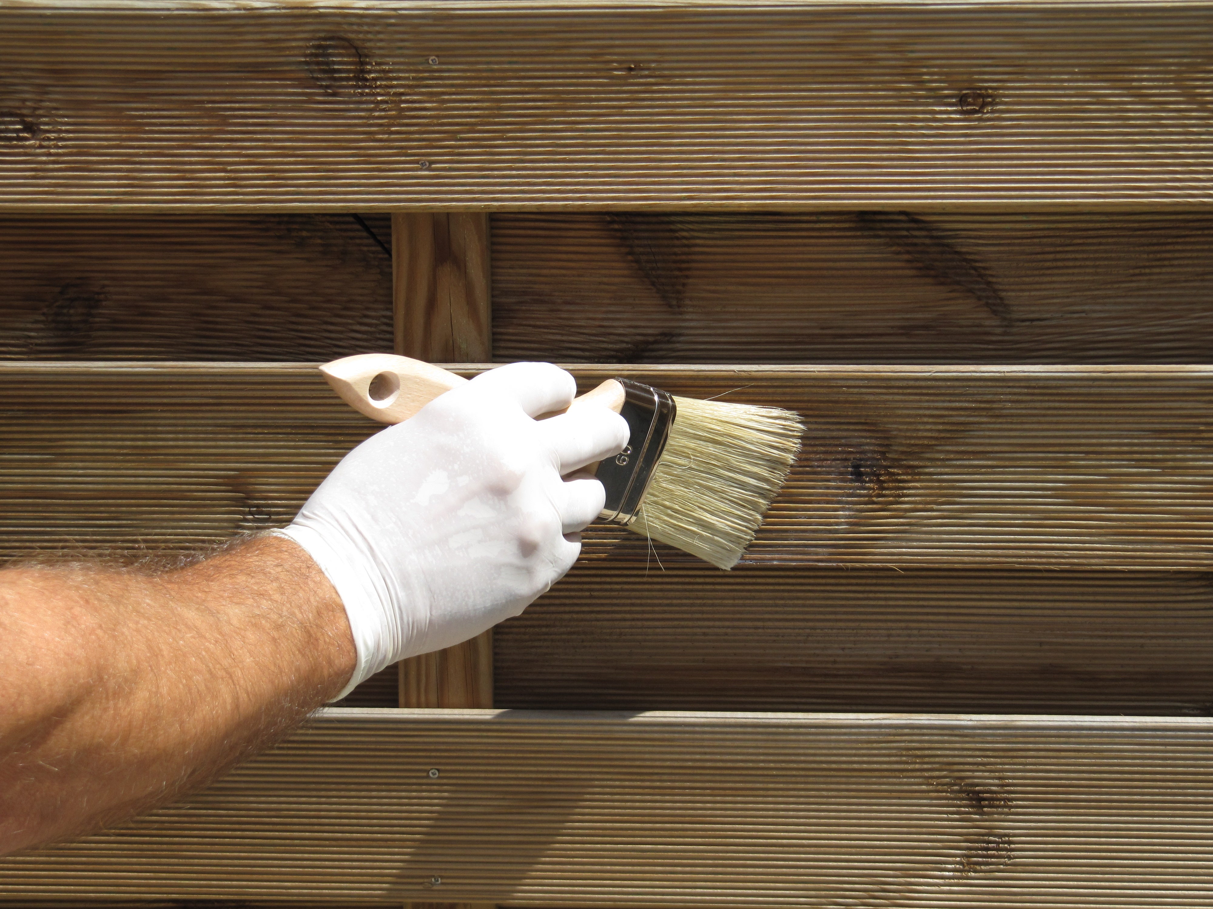 Lasure Effet Chêne Doré et Imperméabilisant Bois Brut- WoodGuard Color- Saturateur Protecteur Eau Gel-Formule Végétale- 1L-8m2 - 8