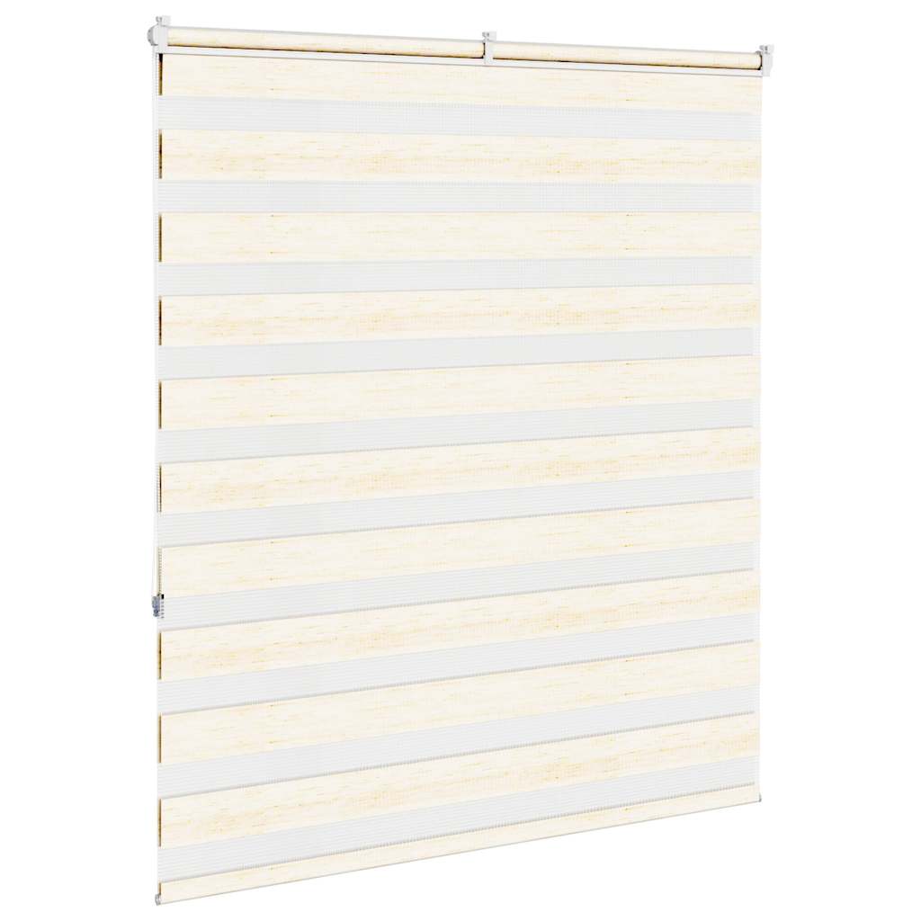 Estor cebra beige mármol tejido ancho 115,9 cm poliéster - 4
