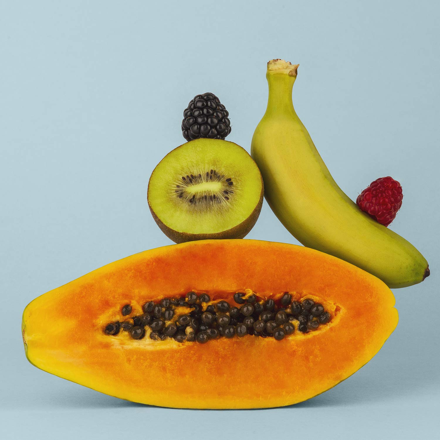 Mini blender - SMOO16 - 300 W - 570 mL - Bleu pastel - 2 gourdes incluses - 8