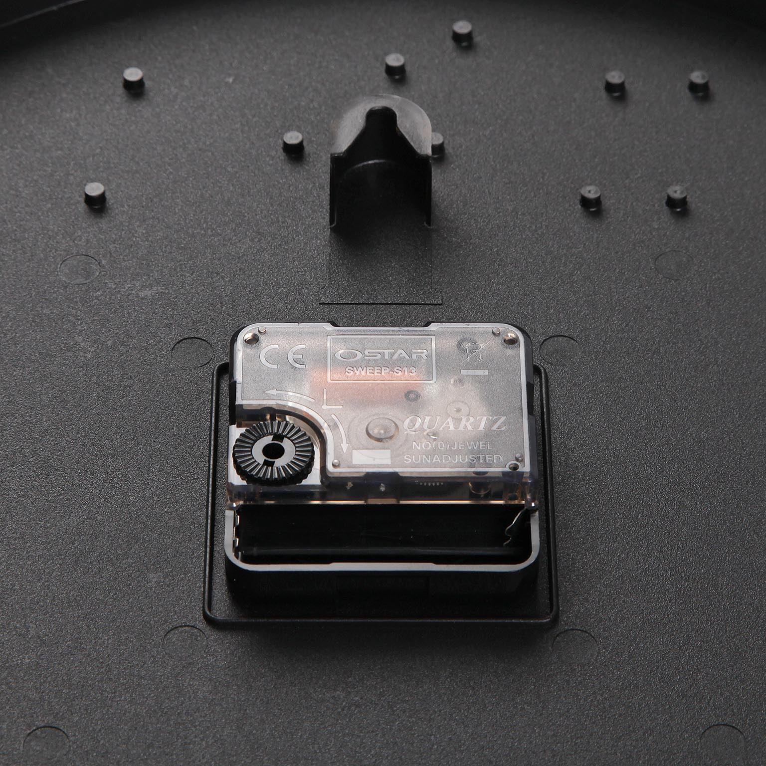 Versa Orologi da Parete Stile Moderno, Misure (H x L x L) 30 x 4 x 30 cm, Colore Marrone - 3