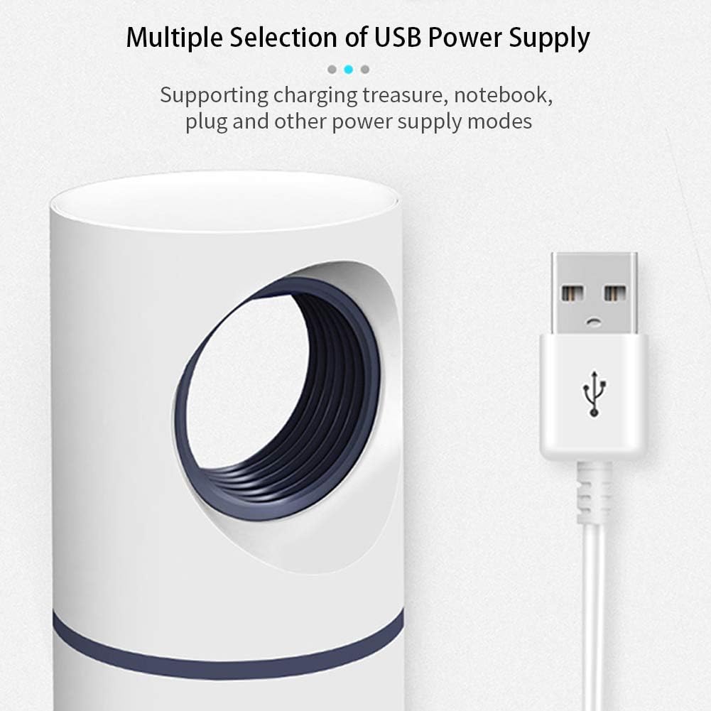 Lampe anti-moustique USB, lampe piège à moustiques, lampe anti-moustique ultraviolette 5W, pas de bruit, pas de rayonnement. - 5