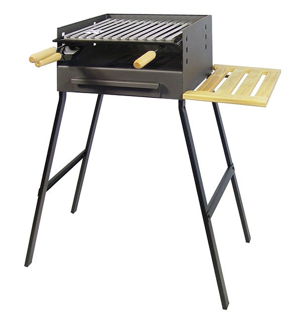 Imex-El Zorro S.l Barbacoa Carbon-Leña Rectangular Hierro Forjado P 91 X 44 X 37 Cm Imex El Zorro - Imagen 2