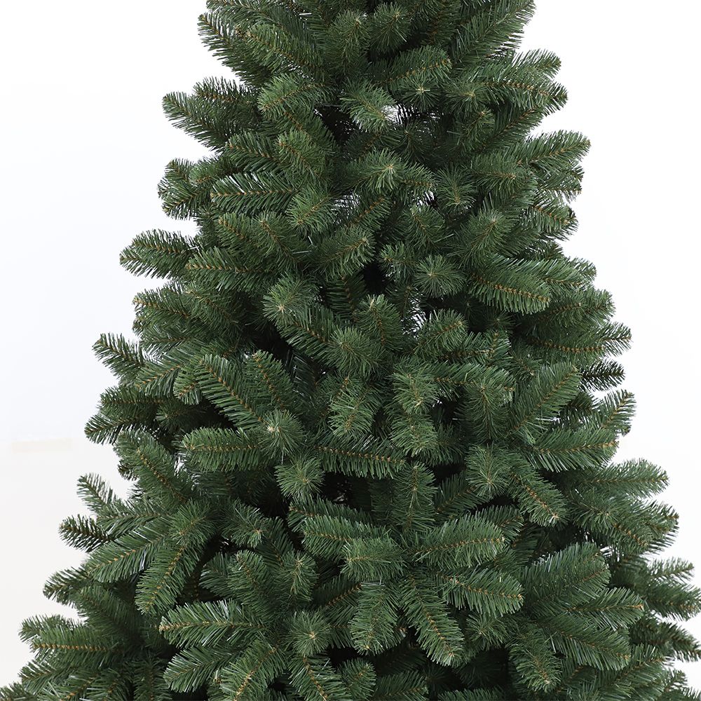 Albero di natale Pino 150/180/210/240/270/300 CM SUPER FOLTO REALISTICO VERDE 210 - 5