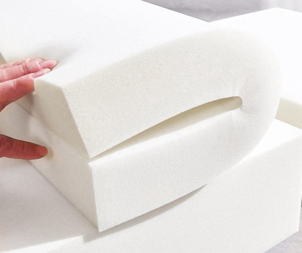 Plancha de Espuma Poliuretano Multiusos - Medida: 50 x 50 x 1 cm de Grosor - Dureza Firme - Densidad 20 Kg/m3 - 2