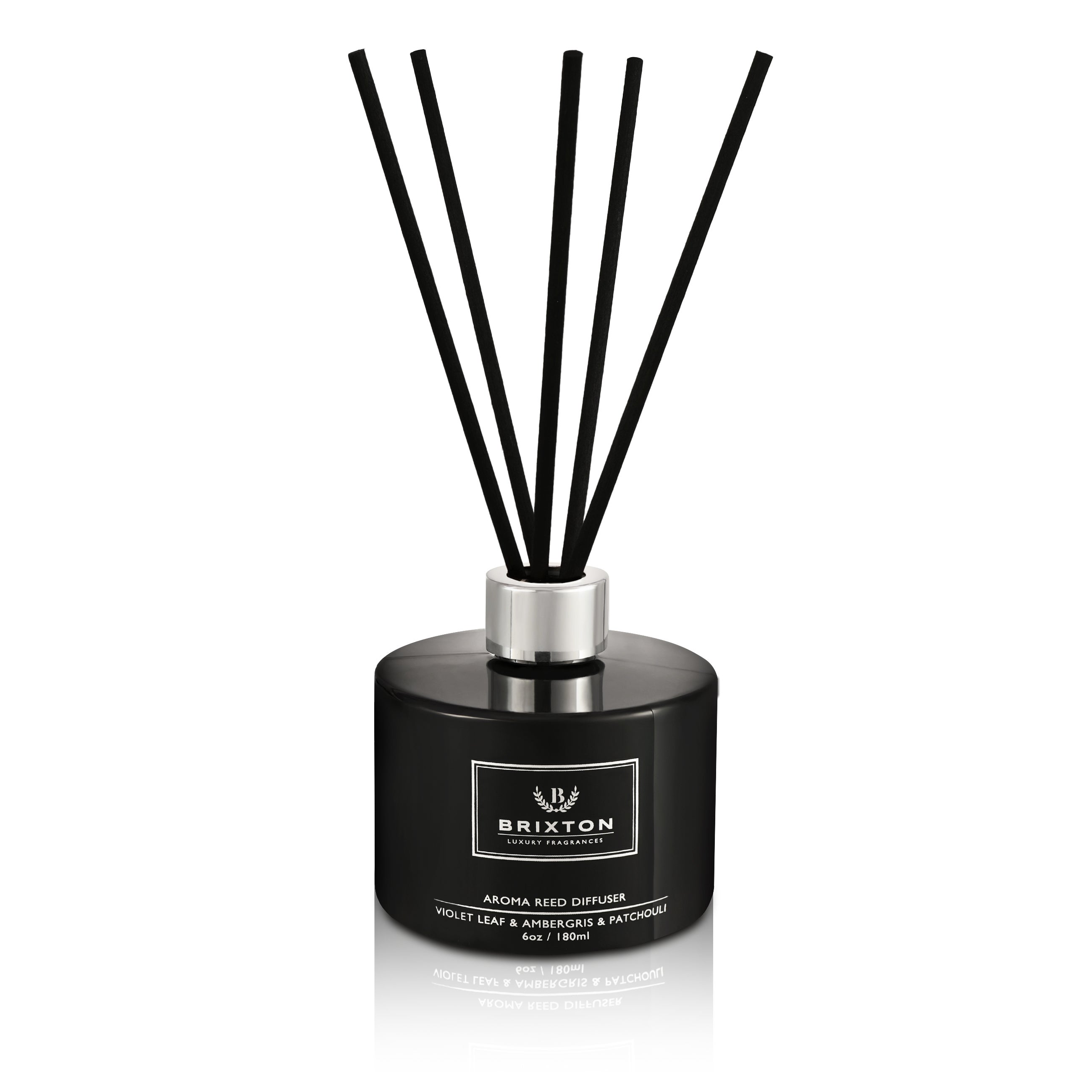 Dyfuzor zapachowy z patyczkami BRIXTON 180ml Violet Leaf &amp; Ambergris &amp; Patchouli