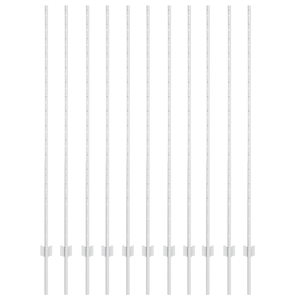 VidaXL Basi Per Pali Quadrate 4 Pz Argento 121x121 Mm Acciaio Zincato