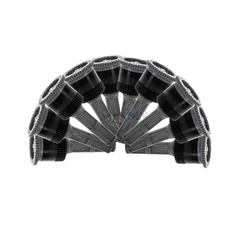 Ugelli Per Diffusori Irrigazione Hunter - Portata 1,8m, Regolabili 0-360° - Confezione Da 10 Pezzi Con Filtro