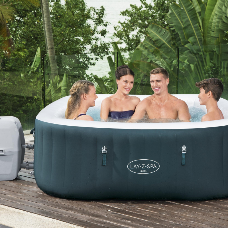 Dmuchane jacuzzi z hydromasażem Lay-Z spa Ibiza AirJet Bestway 60015 180x66cm