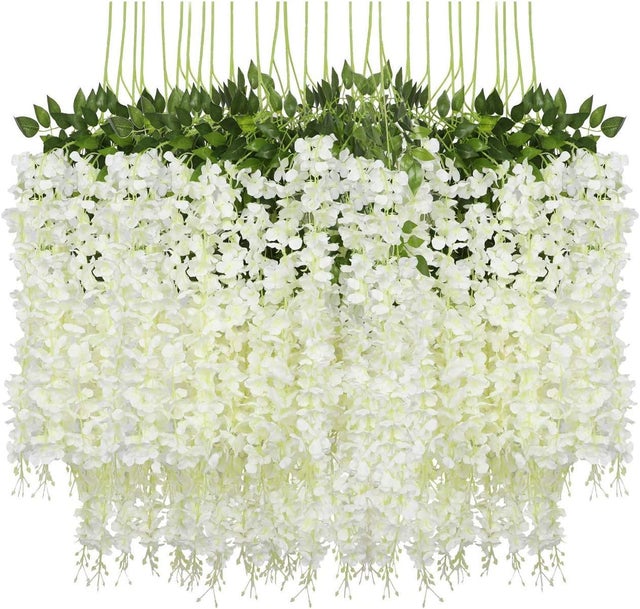 Ghirlanda Artificiale 35 cm Splendidamente Artigianale Decorazione Floreale per
