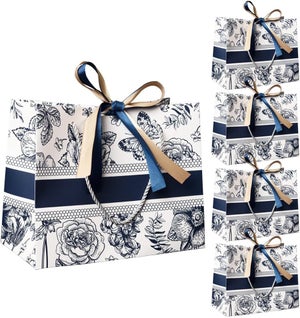 20 Sacchetti Regalo In Tessuto Non Tessuto Con Manici - 10 Colori, 25x35 Cm, Riutilizzabili Per Feste E Bomboniere