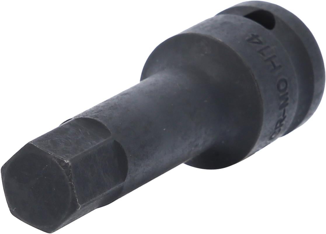 BRILLIANT TOOLS Nasadka udarowa do bitów 1/2" wewnętrzny sześciokąt 14 mm - BT022627