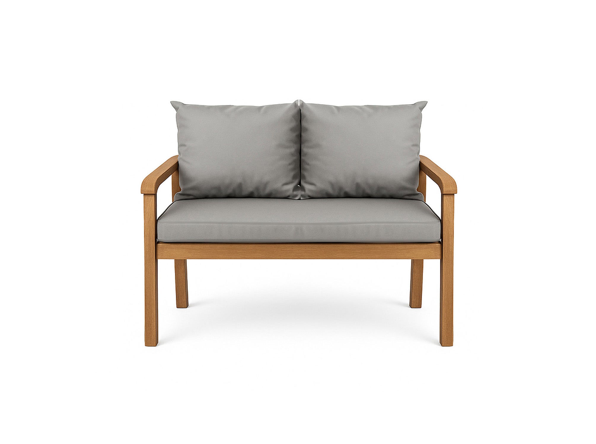 Poduszka ogrodowa na ławkę 120x50x50cm poduszka na meble ogrodowe jasna szara, poduszka na balkon taras, poducha ogrodowa na huśtawkę