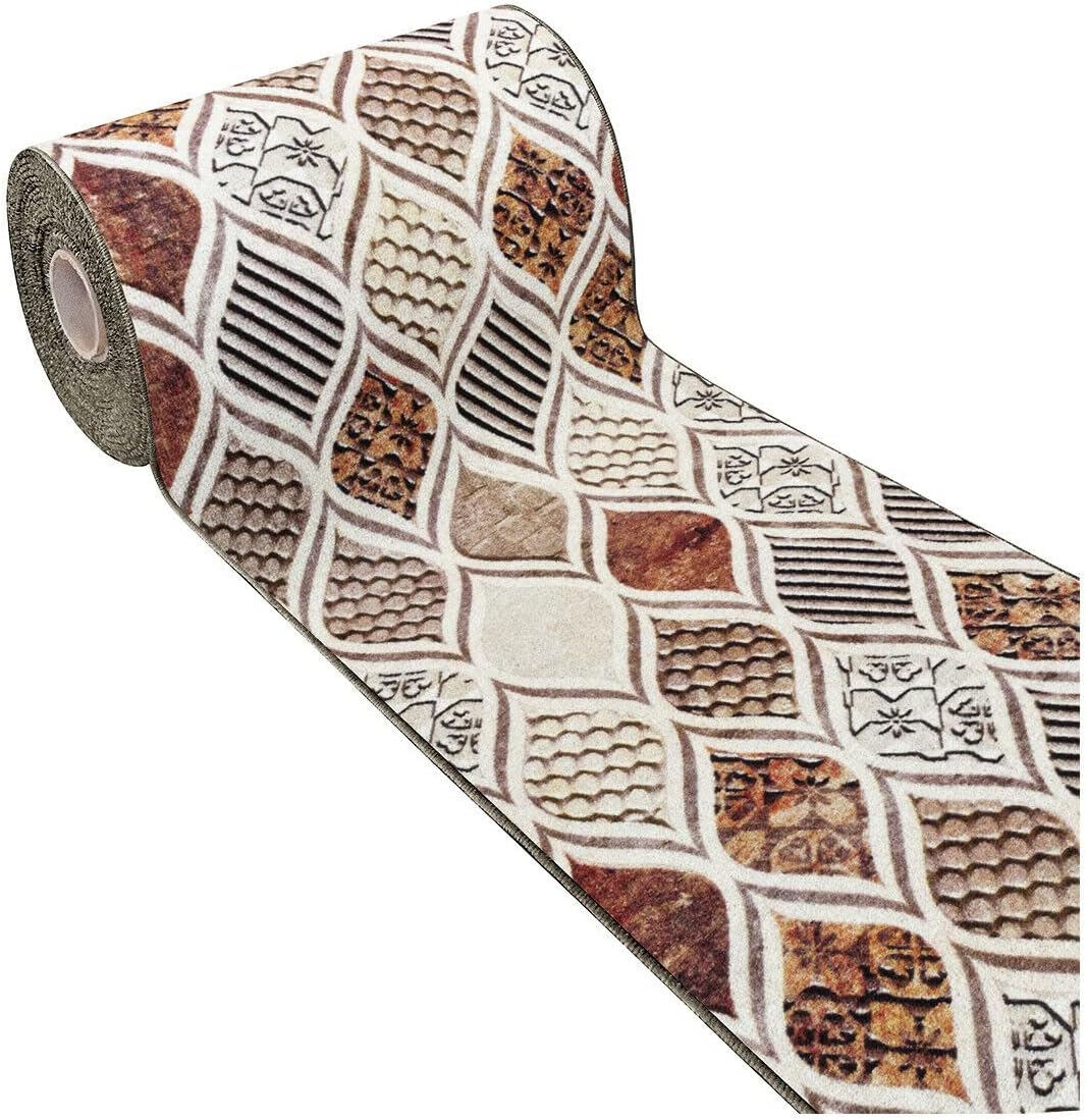 Tapis De Cuisine Moderne Bordé Antidérapant Coloré Pour Couloir