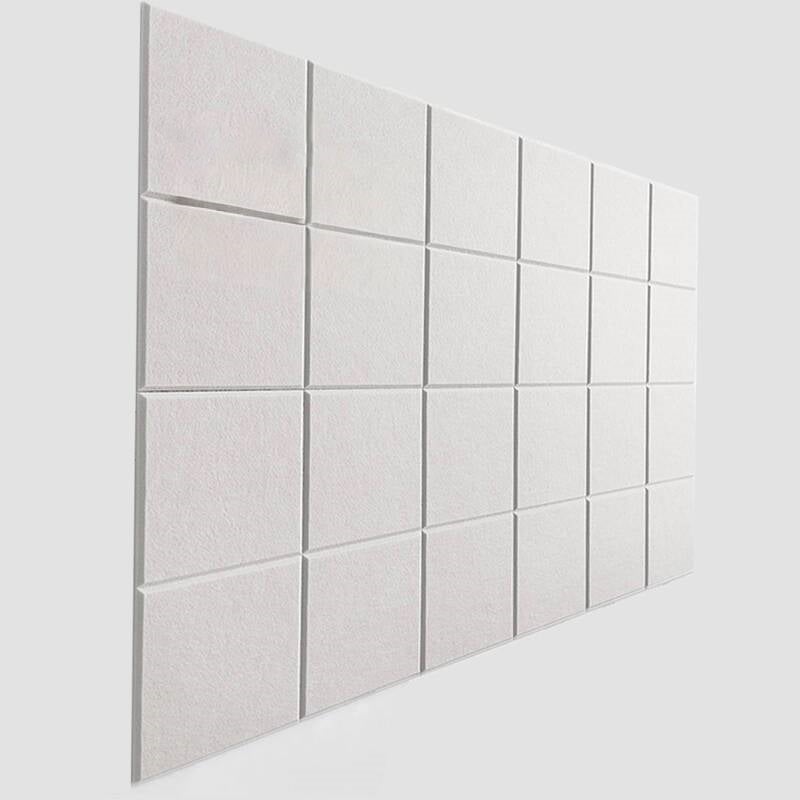 12 filcowych paneli ściennych, dekoracyjne panele dźwiękochłonne na ściany, drzwi i sufity, redukcja hałasu - 30 cm x 30 cm