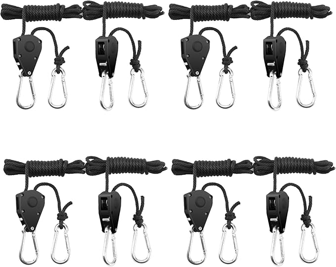 Sangles à Cliquet Silverline 4 Pièces – 25 Mm, Capacité 700 Kg, Pour Moto, Quad, Jet-ski, Transport Sécurisé