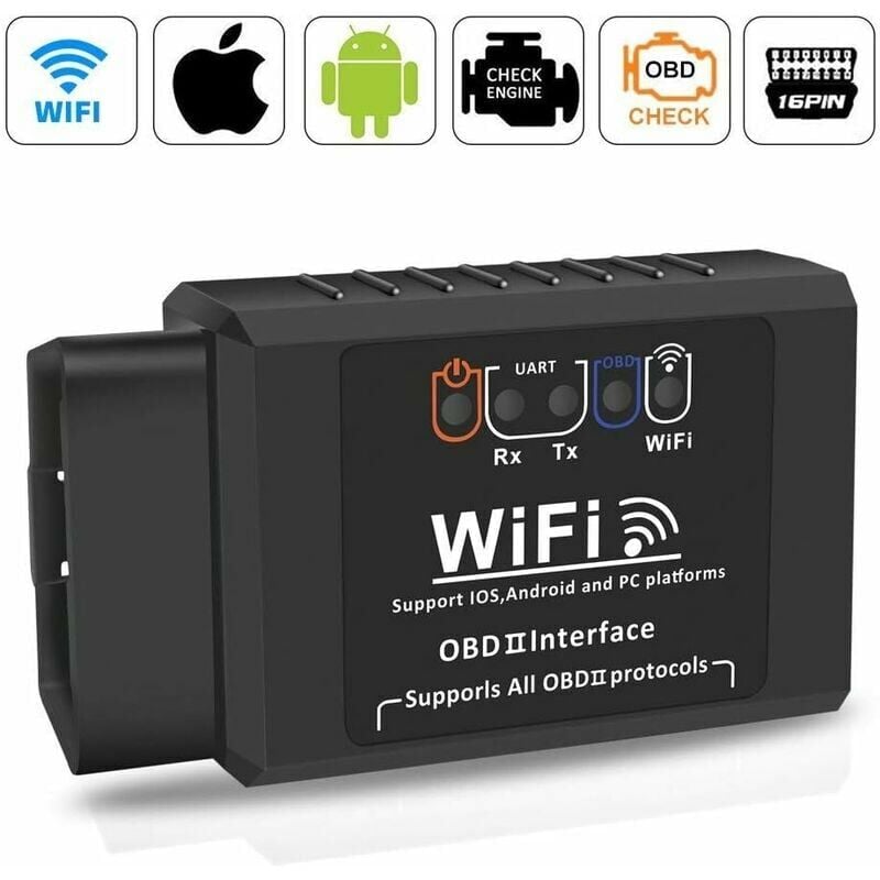 OBEST Scanner OBD2 Pour Voiture – Diagnostic Rapide, 10 Modes, 12 Langues, Compatible Tous Véhicules - 8