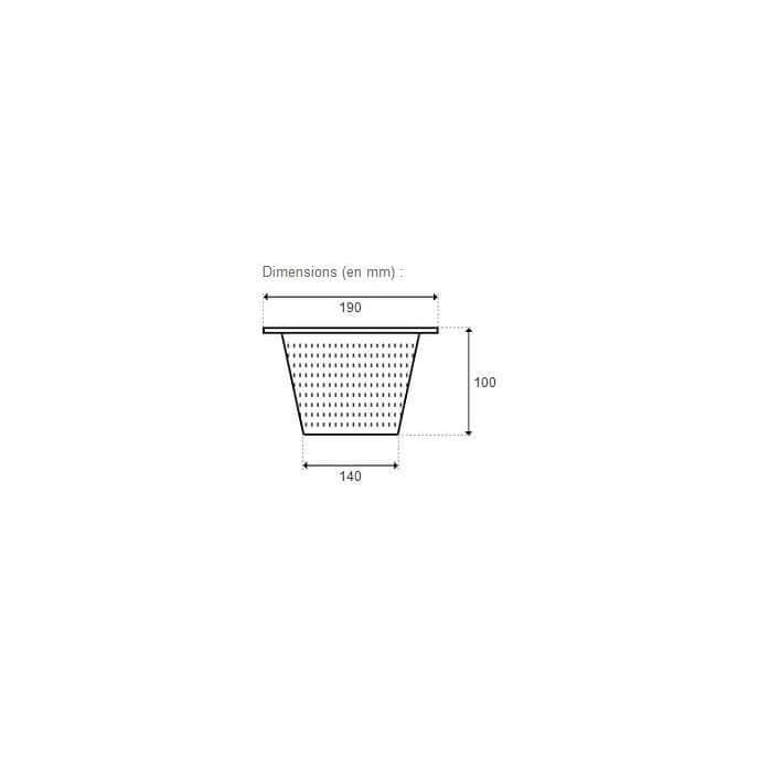 Panier de Skimmer Gm Standard Liner/Béton + Anse (ASTRALPOOL) - 2