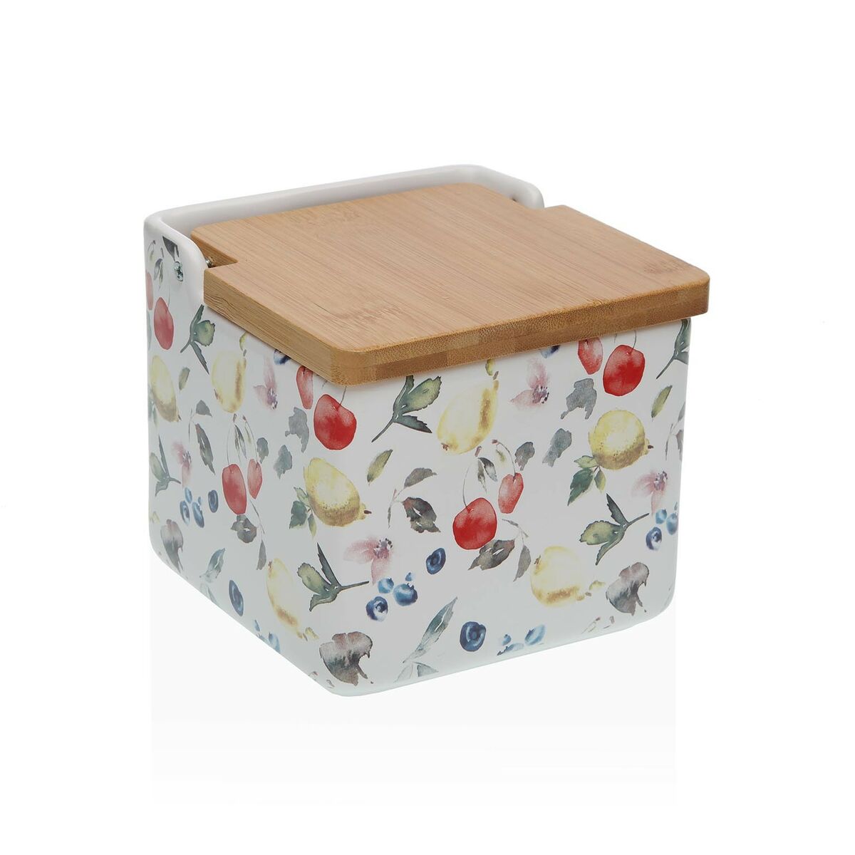 Salière avec couvercle Versa Celyn 12,2 x 11,5 x 12,2 cm Céramique