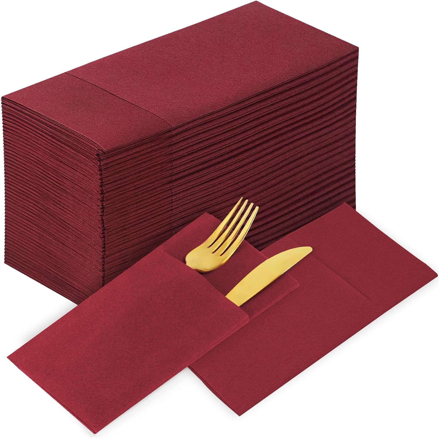 Jednorazowych serwetek papierowych na lunch serwetki stołowe chłonne serwetki lniane na Boże Narodzenie przyjęcia do czerwonego wina x cm