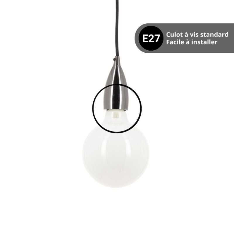 KOZii - Ampoule LED connectée KOZii, éclairage multi-blancs, Filament E27 G125 Opaque 7W cons. - KRFE806B125OCCT - 4