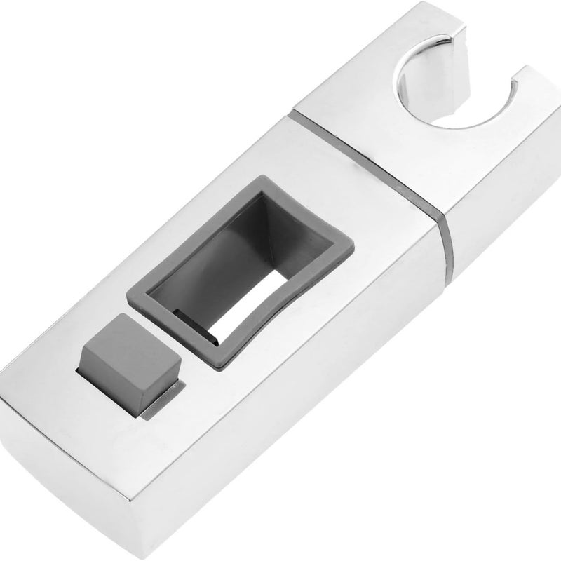 Uchwyt przesuwny na słuchawkę prysznicową, 18x30 mm, prostokątny, chromowany uchwyt prysznicowy ABS, wymienny do łazienki