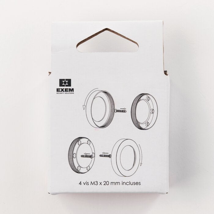Rosace - Bec de cane - Inox brossé - EXEM - 3