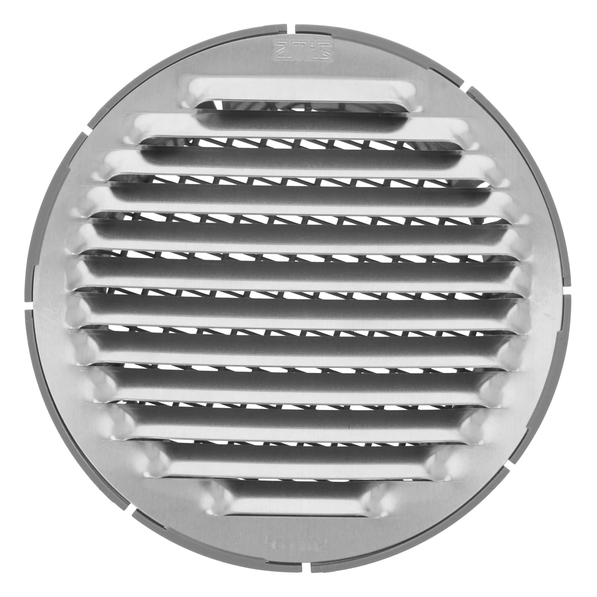 Amig - Grille de ventilation ronde en Aluminium avec moustiquaire ...