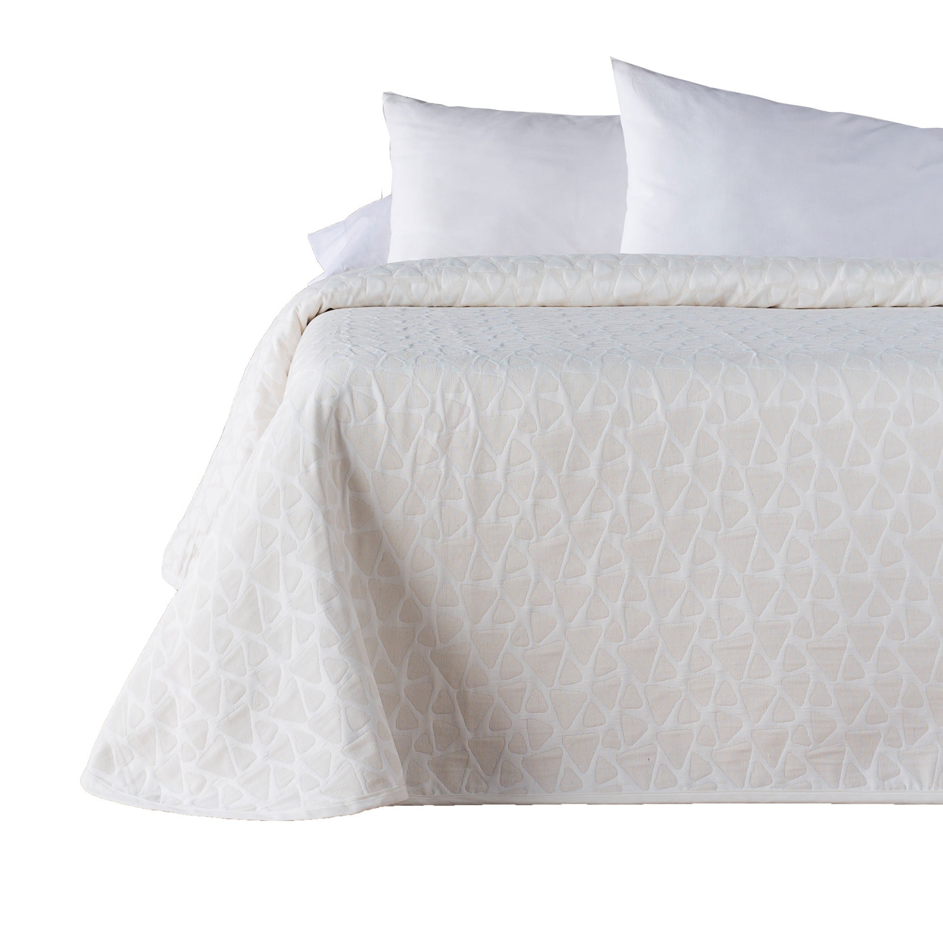 Tenda A Rullo Moderna ORNELLA - Jacquard Traslucido Bianco/Grigio 110x255 Cm