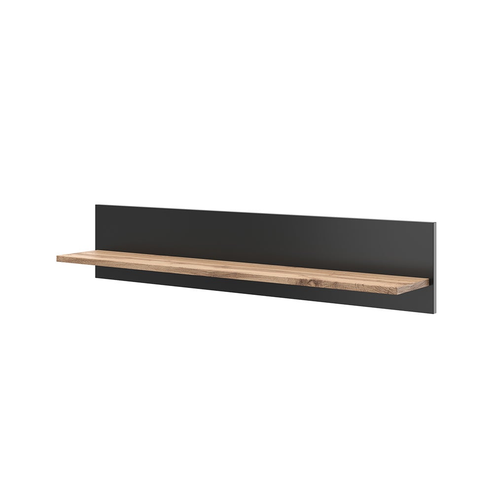Vicco Półka ścienna Amber, Oak Wotan, 100 x 20 cm uchwyt ścienny