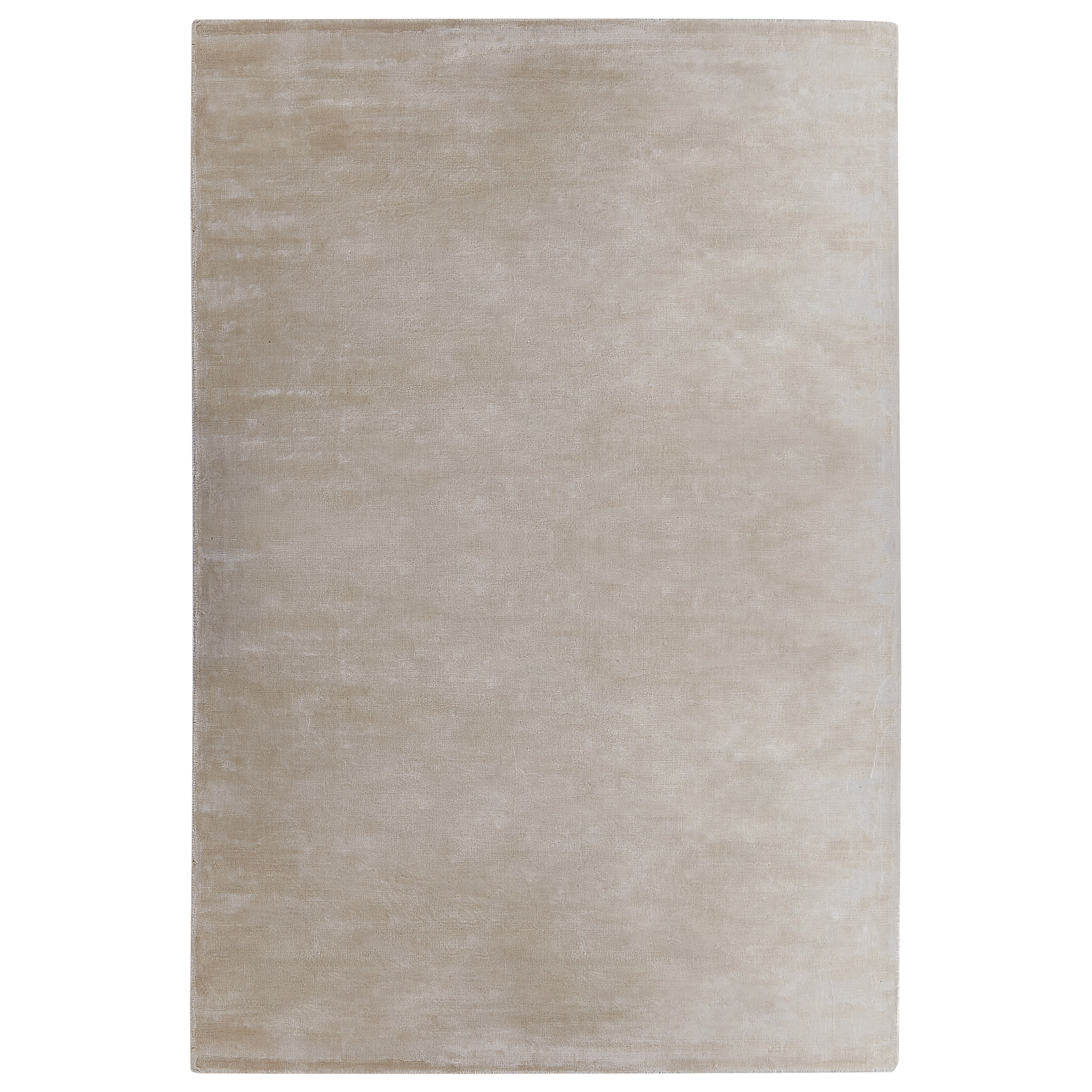 Beliani alfombra de viscosa beige claro 200 x 300 cm gesi ii