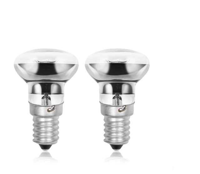 (2-Pack)25W R39 E14 Ampoule Lampe Lave Ampoules Réflecteur SES Petite Vis Edison Ampoule Chauffante pour Lampe Lave, Blanc Chaud 2700K