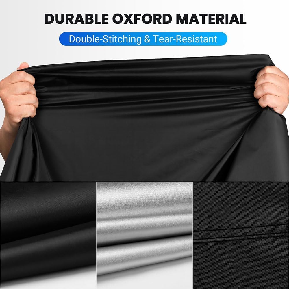 Moto Spécial Housse Exterieur Protection, pour Piaggio MP3 500 HPE Hiver Été Imperméable Bâche Anti Vent UV avec Trous de Verrouillage,265*105*110cm - 5